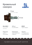 Саморез 5,5х19 SP RAL 8017 шоколадный