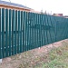 Штакетник металлический П-образный 105мм окрашенный