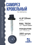 Саморез 4,8х29 SP RAL 7024 серый графит